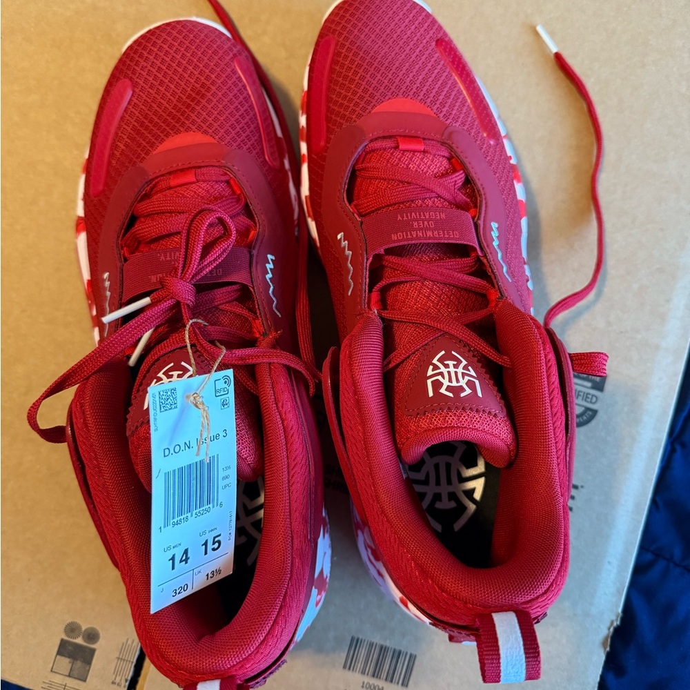 Donovan Mitchell Red and White